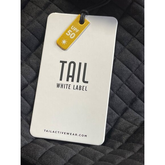 Tail Full Zip Textured Golf Jacket Womens XS Onyx Black - Picture 10 of 11